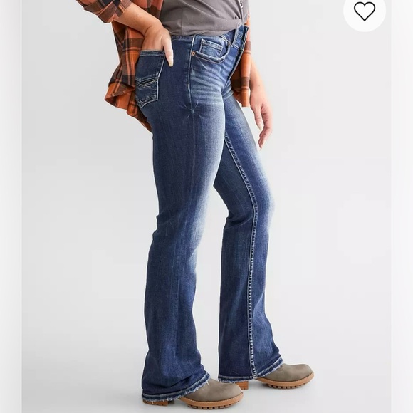 BKE Women's Blue Boot Cut Jeans - Picture 2 of 13